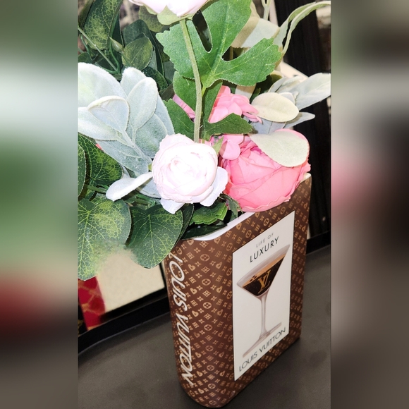 🔥WILL NOT RESTOCK❗️Glam Ceramic Logo VASE Book MADE IN USA Vase Only - Picture 9 of 12